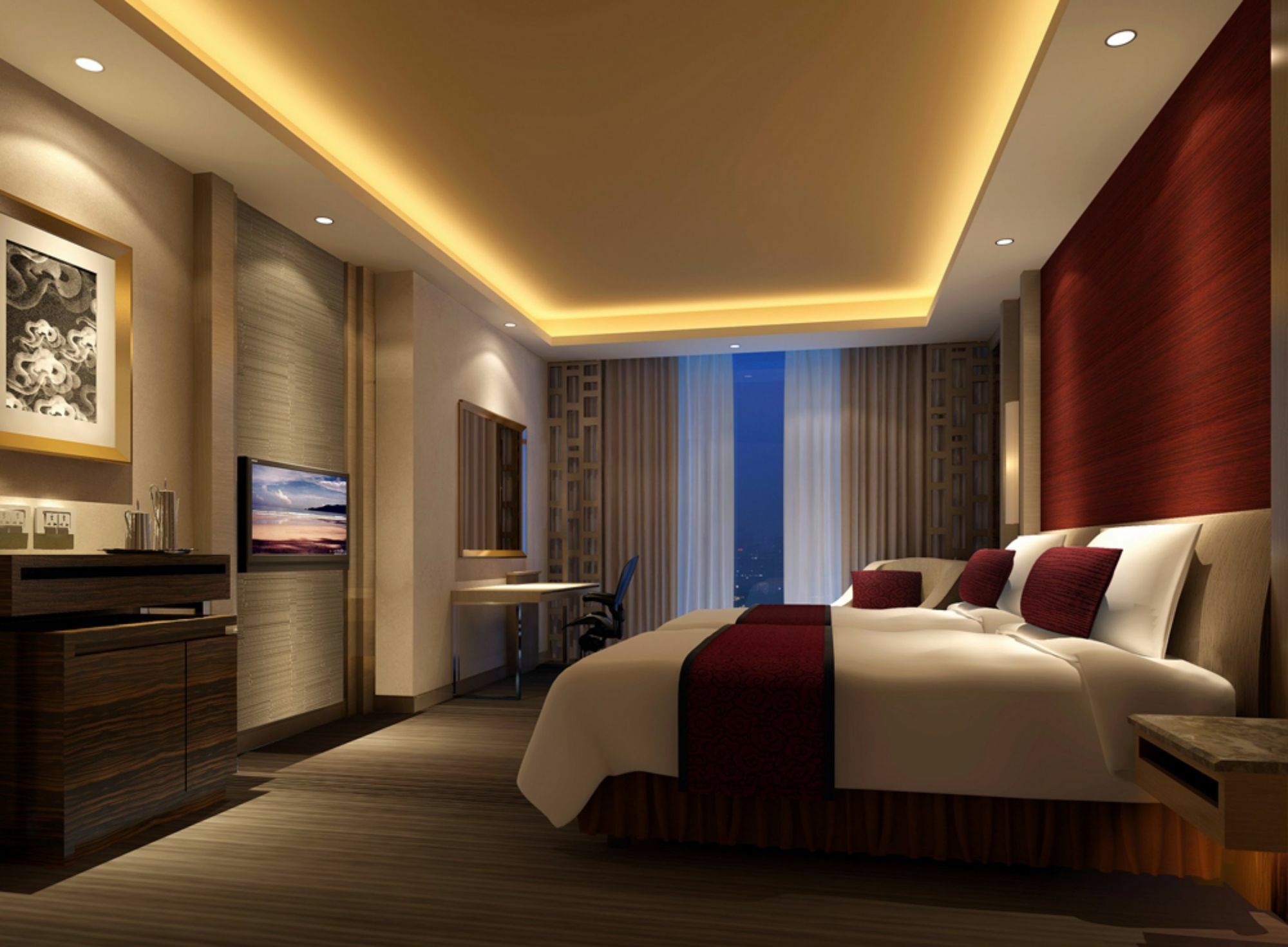 Jinan Luxury Blue Horizon Hotel Zewnętrze zdjęcie